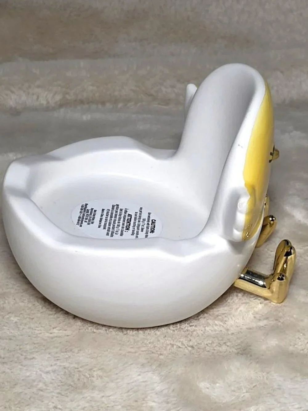 Bath and Body Works EASTER CHICK Single Wick Candle Holder Ceramic #B4